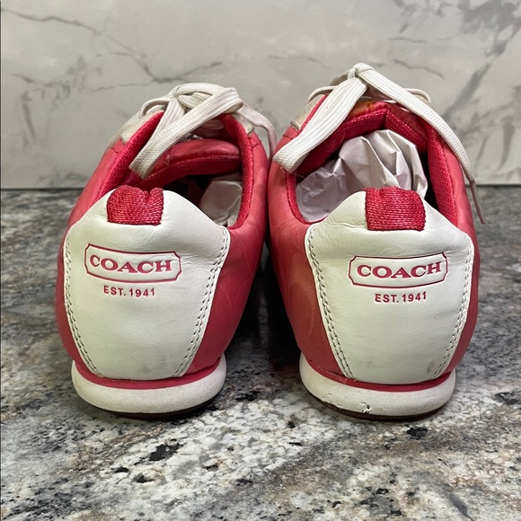 COACH Meredith Sneakers Womens 9.5 Pink Sneakers - Picture 2 of 12